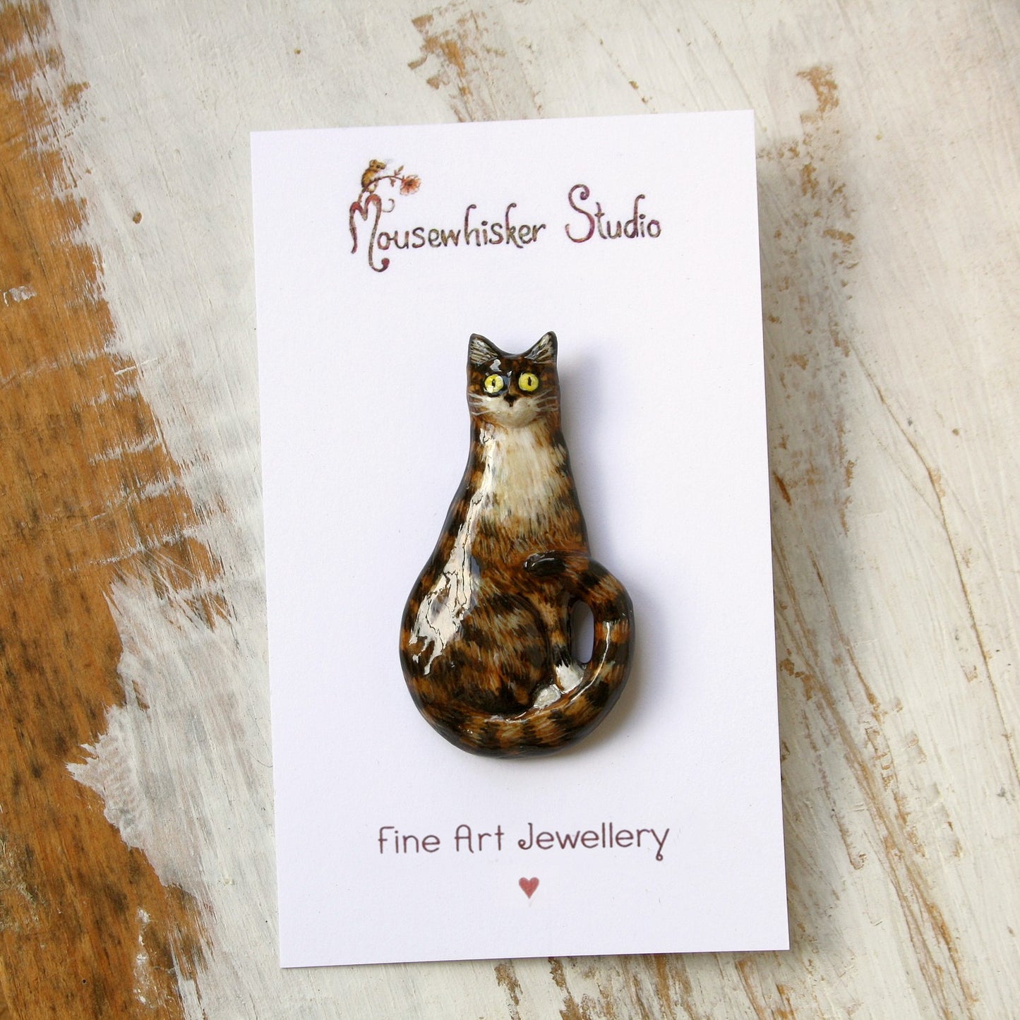 Cat Brooch - Pet Memoral Jewellery - Gift for Cat Lovers