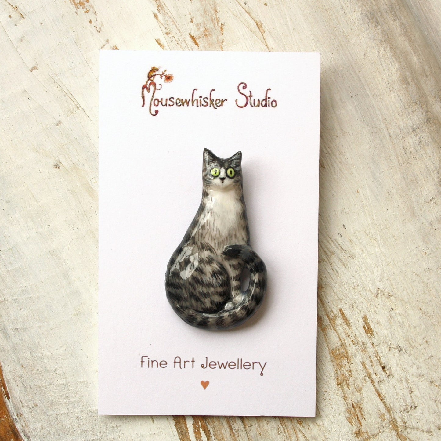 Cat Brooch - Pet Memorial Gift Idea