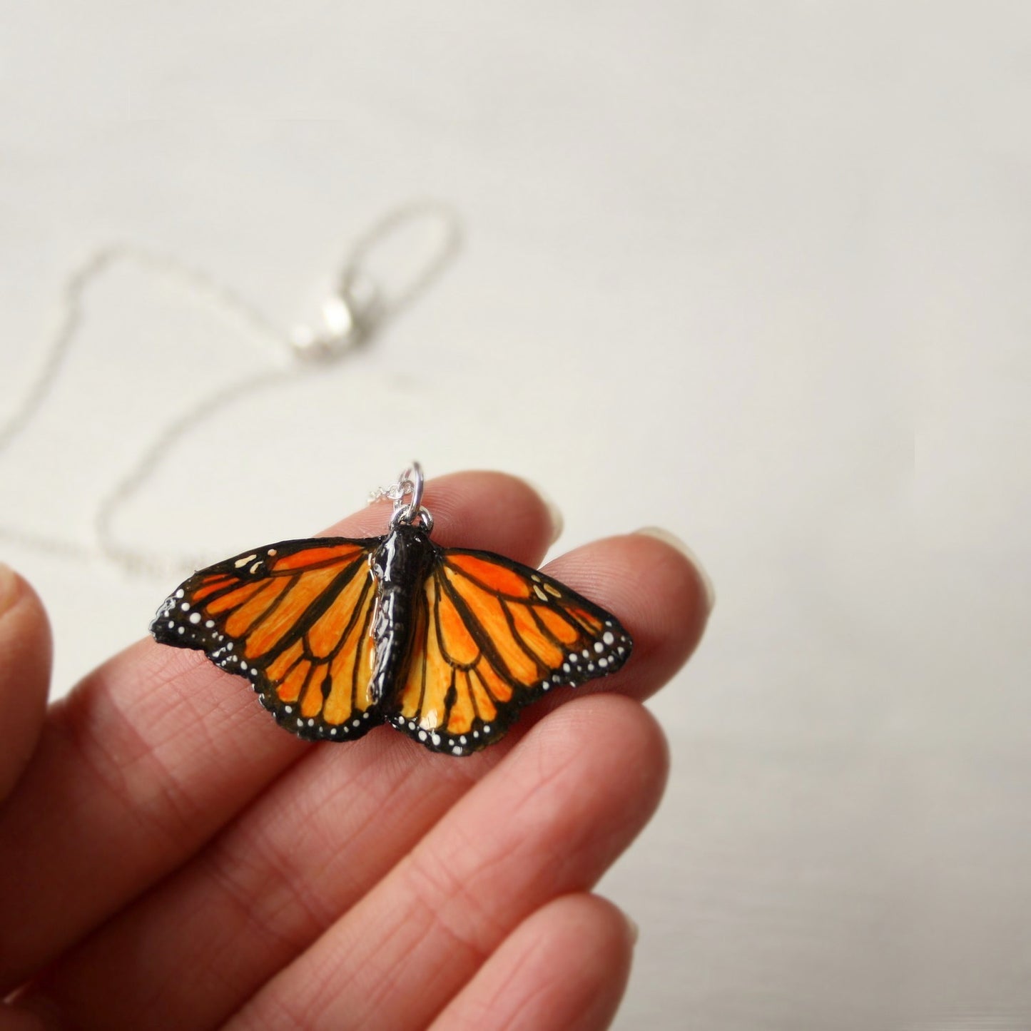 Monarch Butterfly Necklace