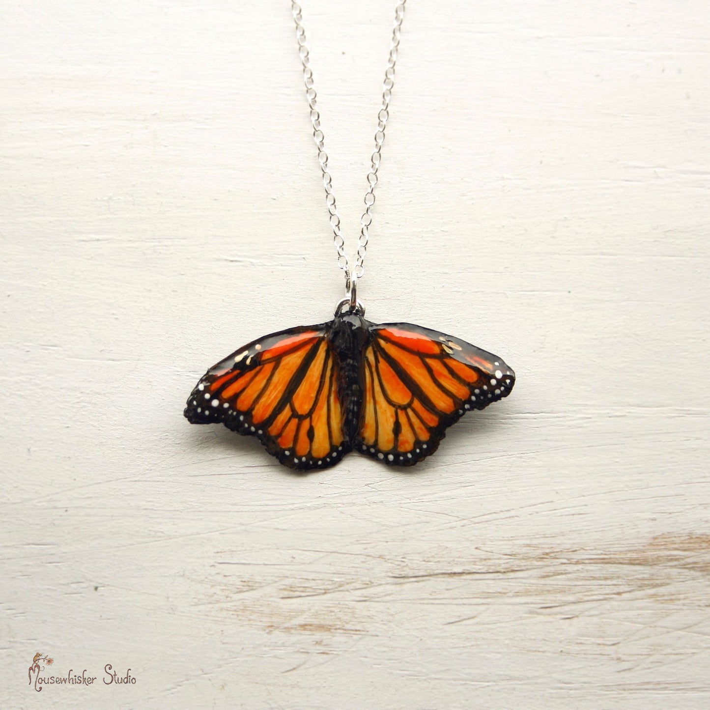 Monarch Butterfly Necklace