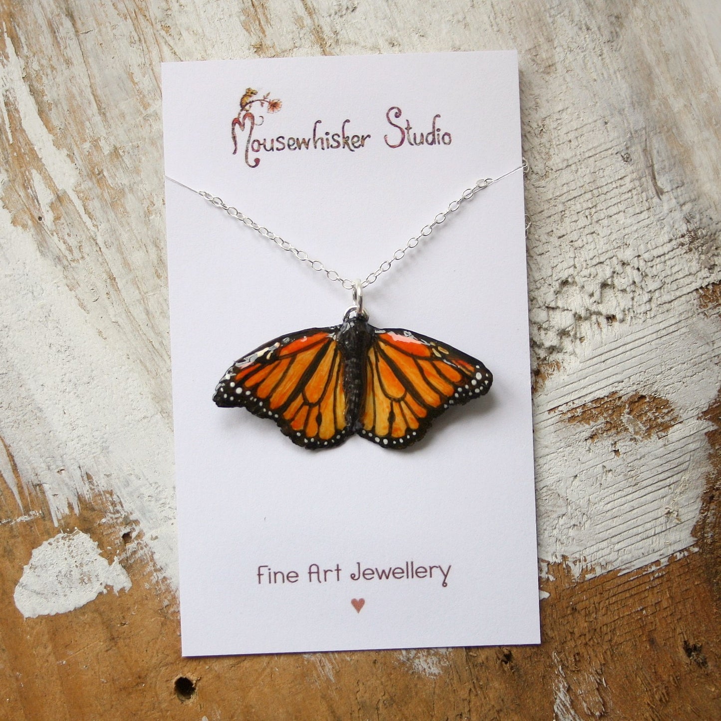 Monarch Butterfly Necklace