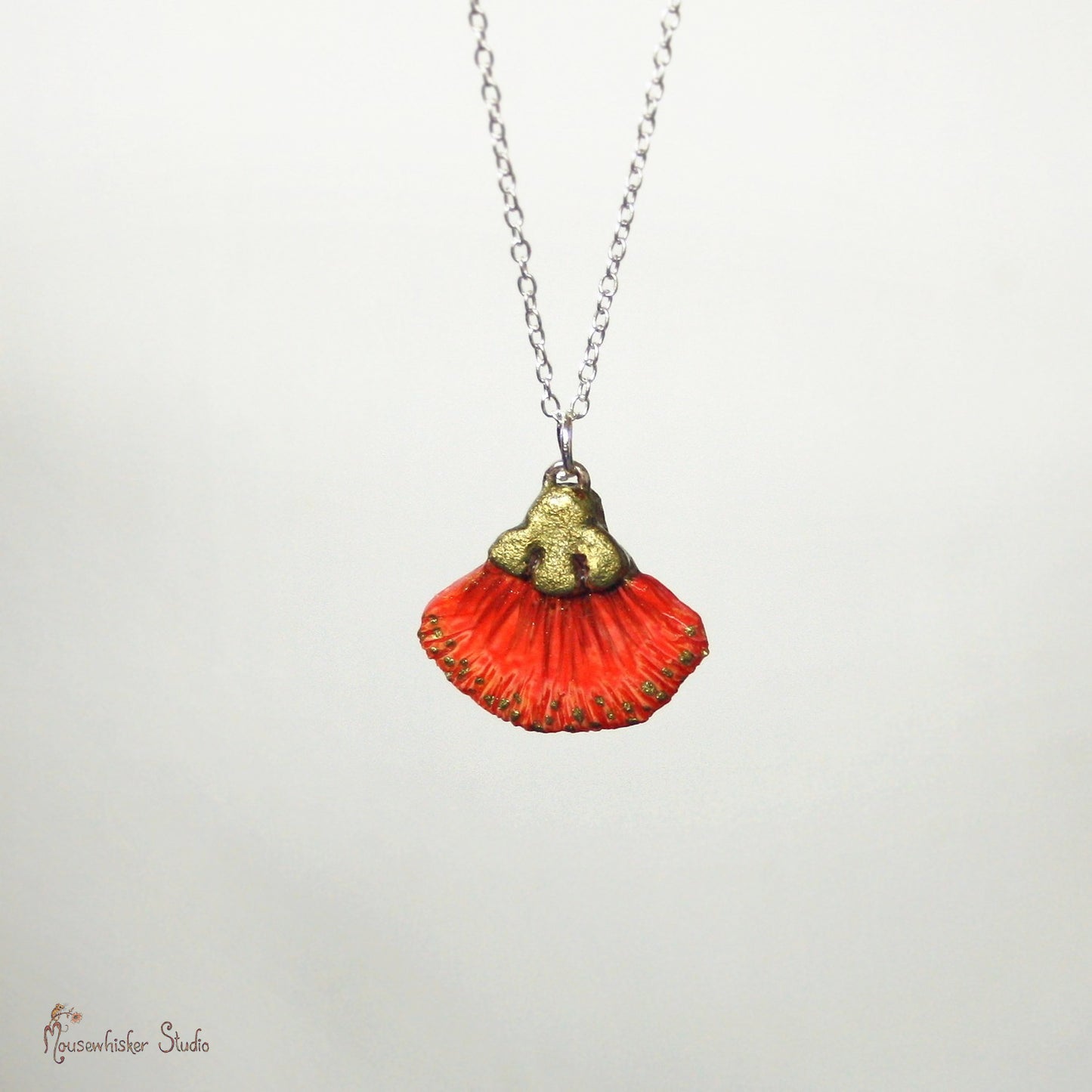 Red Pohutukawa Pendant - Native Jewellery