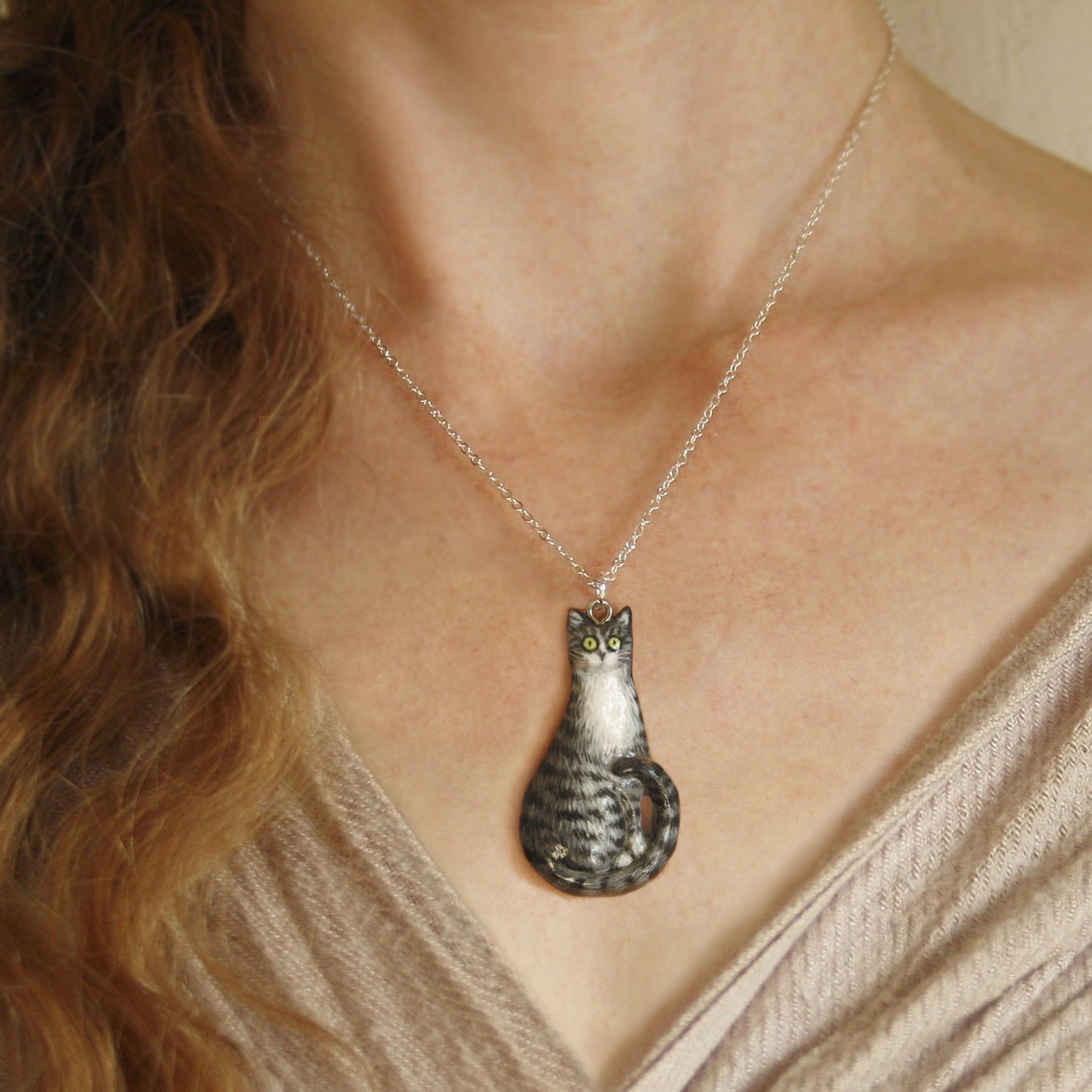 Cat Necklace - Pet Memorial Gift