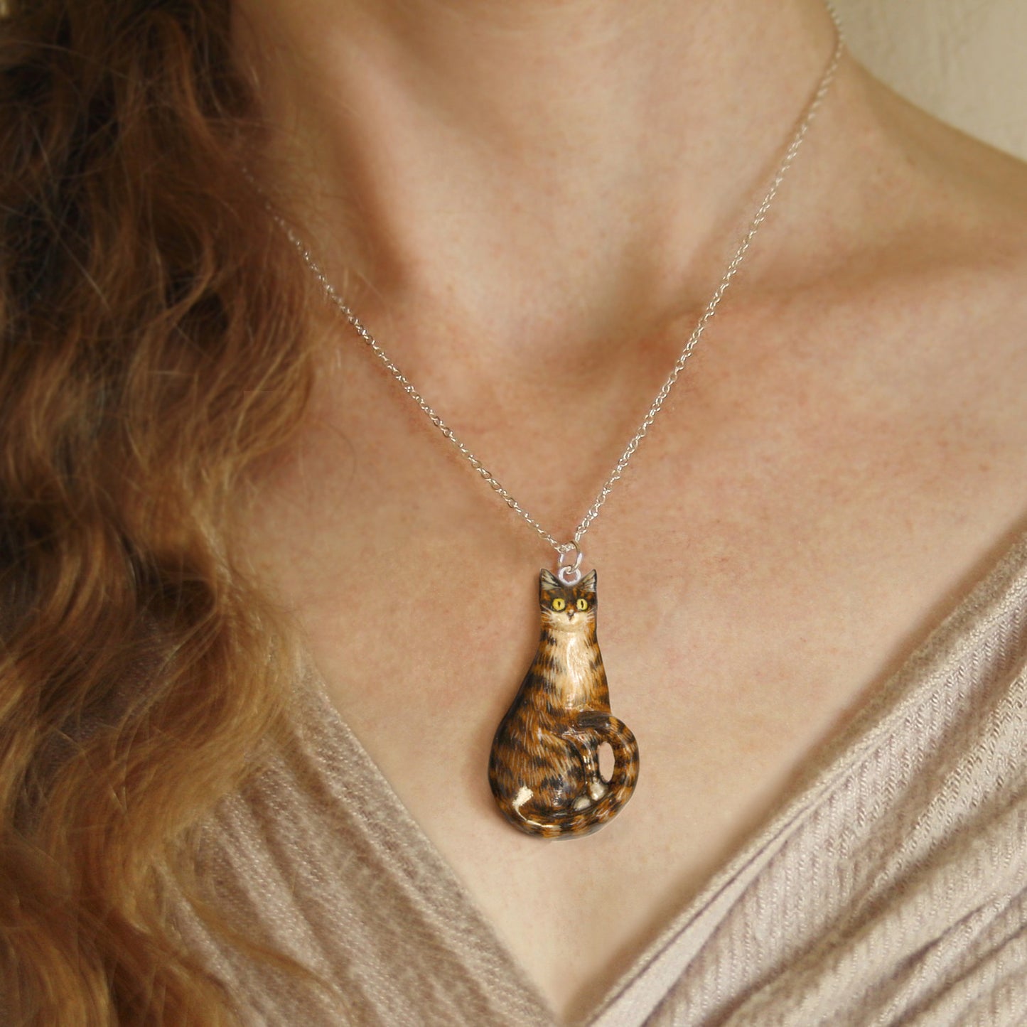 Cat Necklace - Pet Memorial Gift - NZ Jewellery
