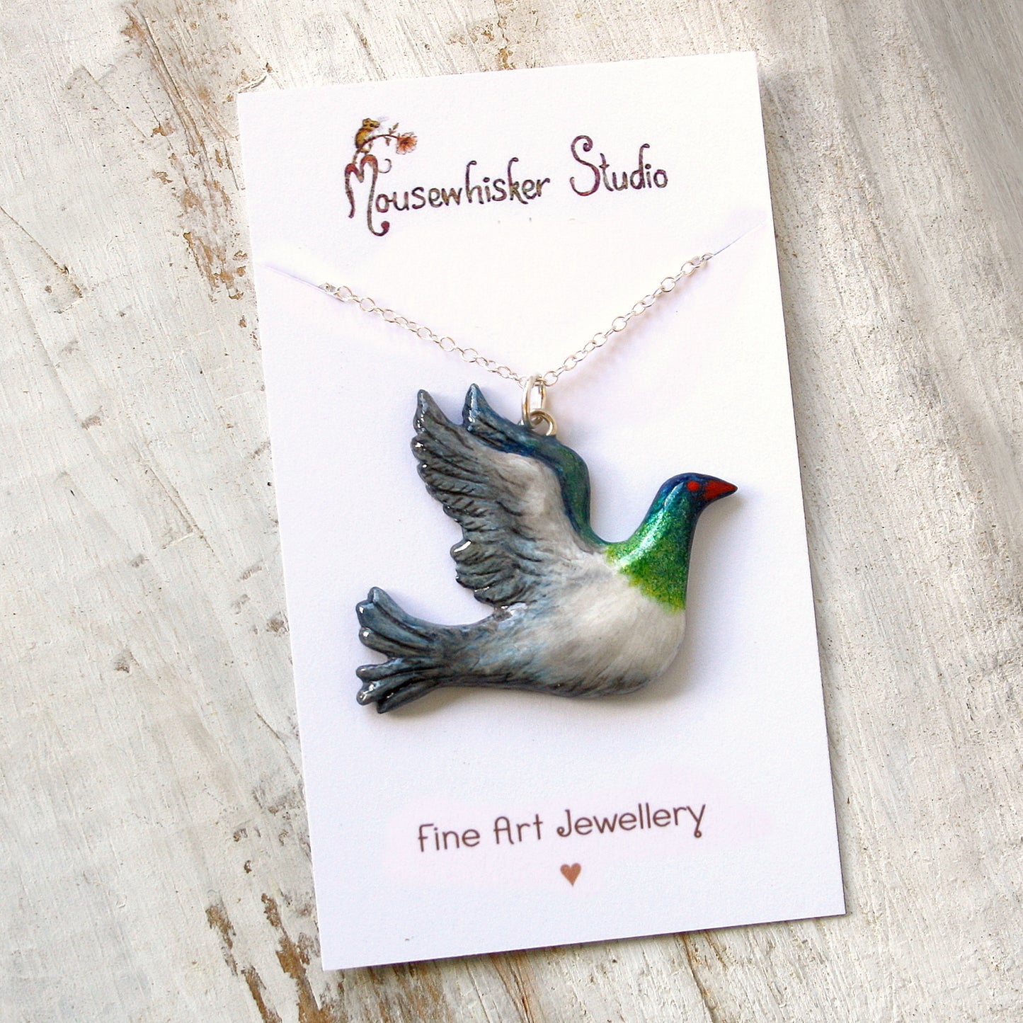 Kereru Necklace - NZ Made Jewellery