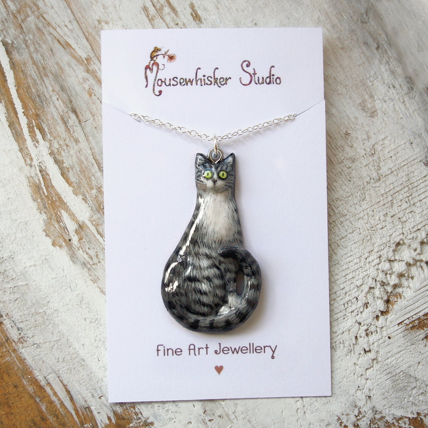 Cat Necklace - NZ Hand Crafted Jewellery Gift
