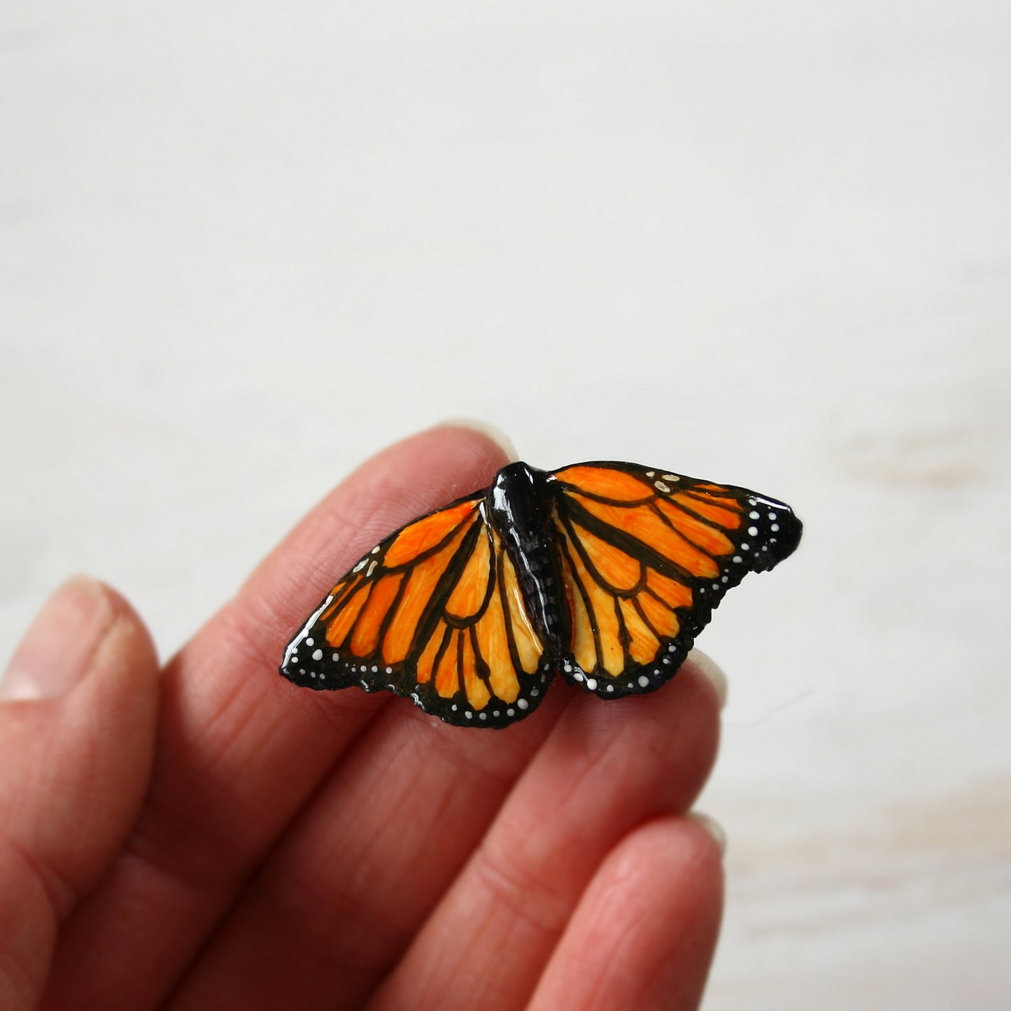Monarch Butterfly Pin - New Zealand Gift
