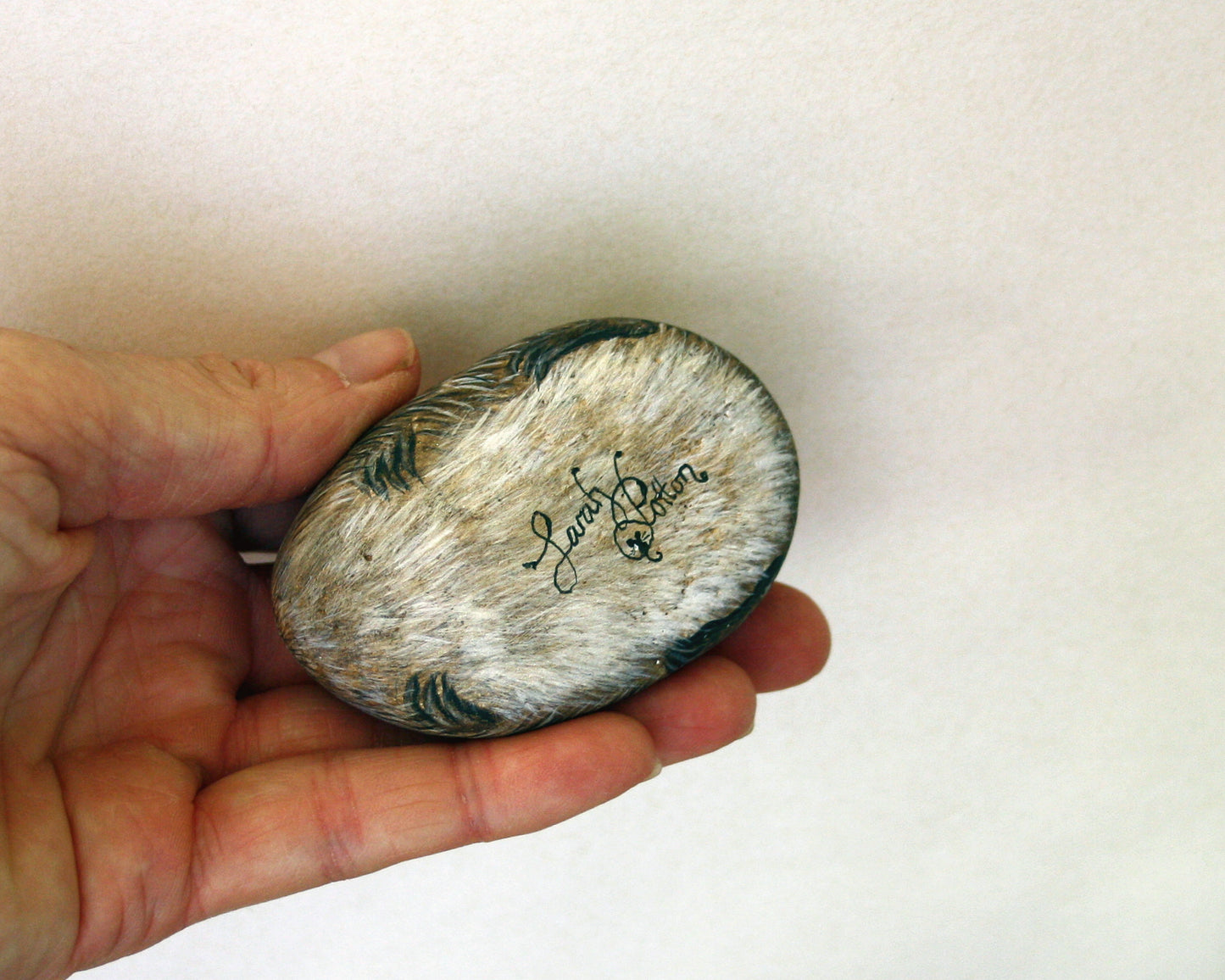 Painted Stone - Hedgehog