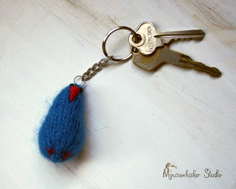 Hand Knitted Animal & Bird Keyrings