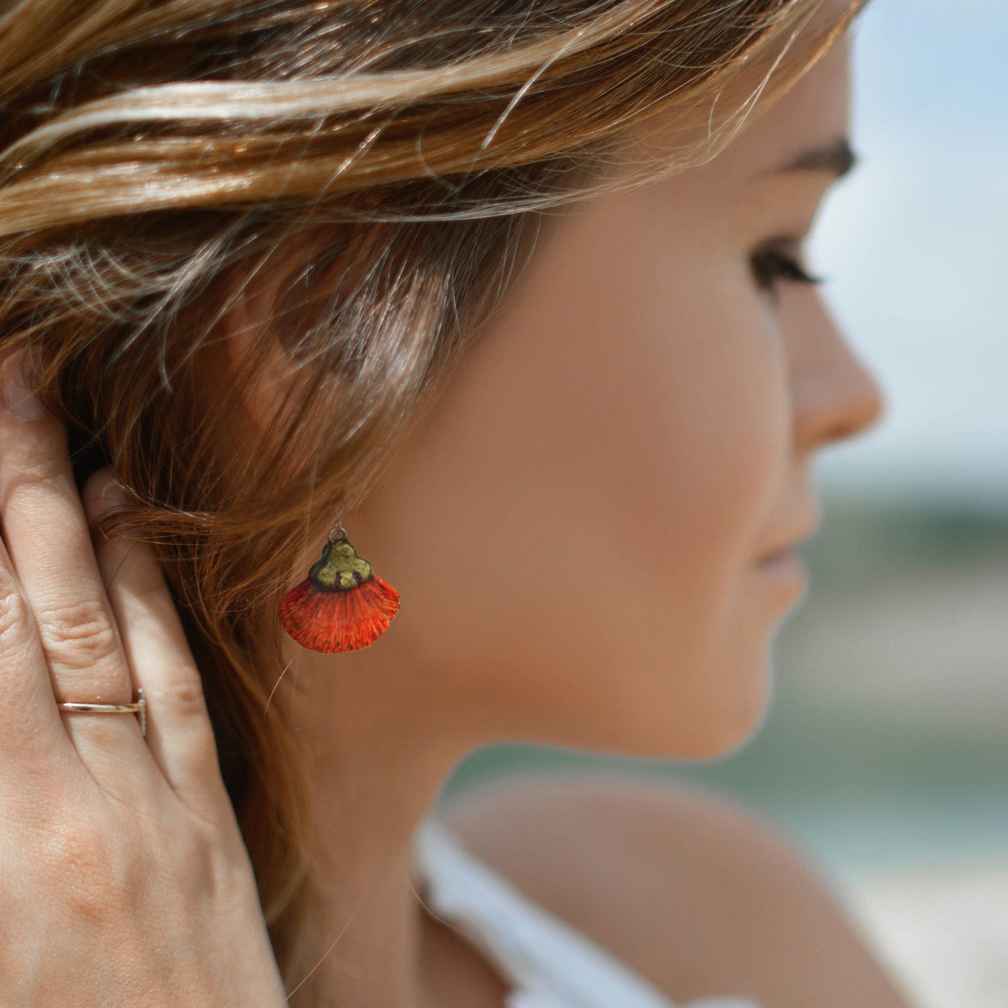 Pohutukawa Flower Earrings
