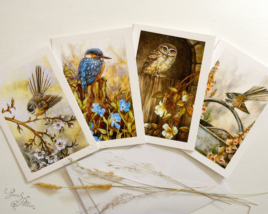 Greeting Cards 4 Pack - Native Birds