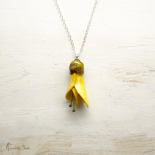 Kowhai Flower Necklace