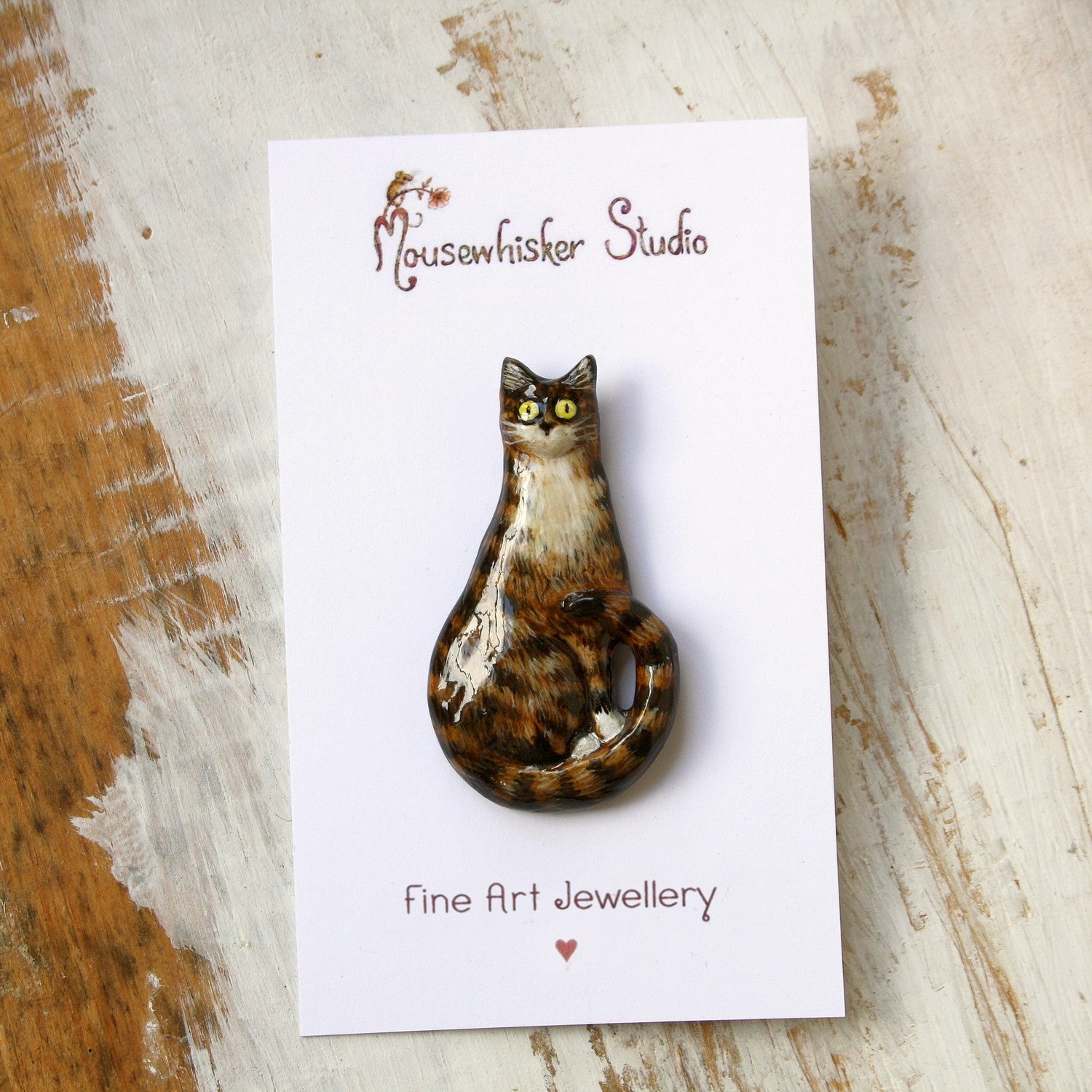 Cat Brooch - Pet Memoral Jewellery - Gift for Cat Lovers