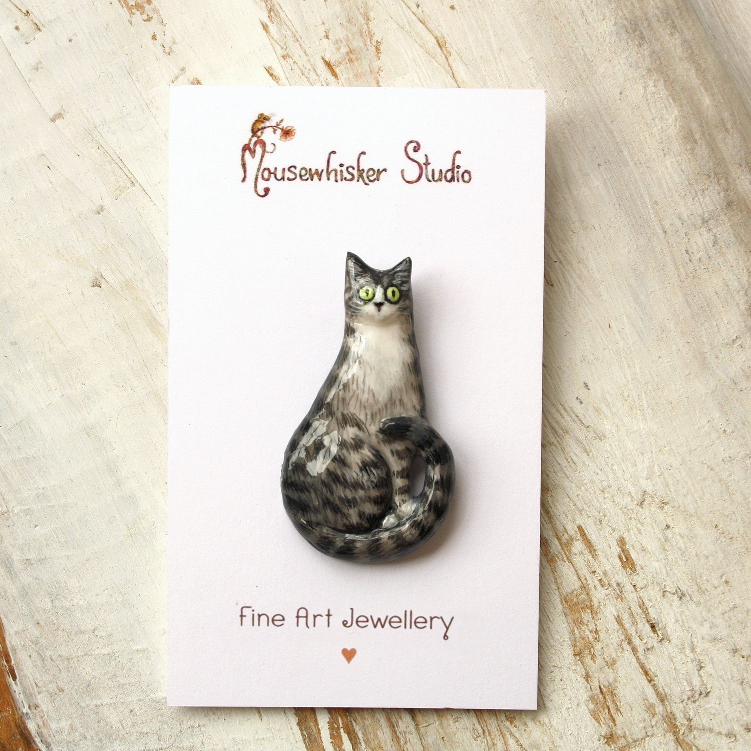 Cat Brooch - Pet Memorial Gift Idea