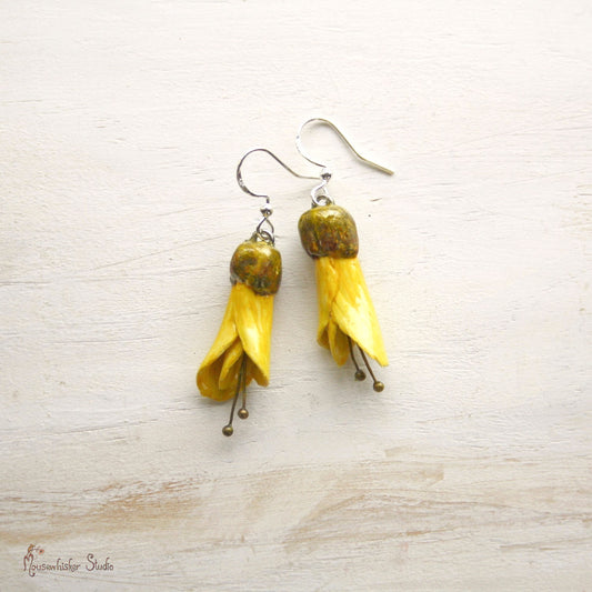 Kowhai Flower Earrings