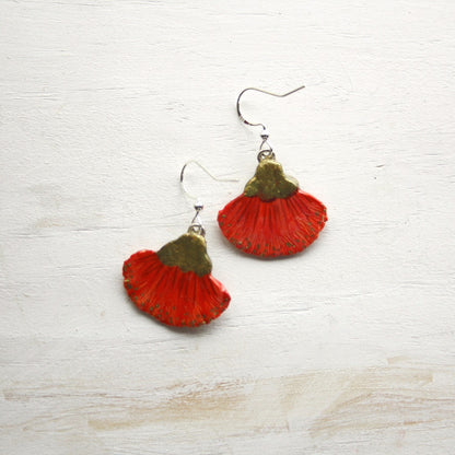 Pohutukawa Flower Earrings