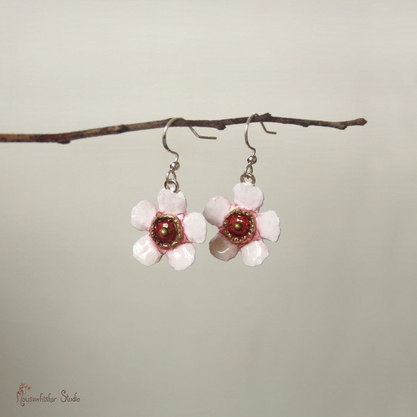 Manuka Flower Earrings - NZ Jewellery Gifts
