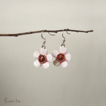 Manuka Flower Earrings - NZ Jewellery Gifts