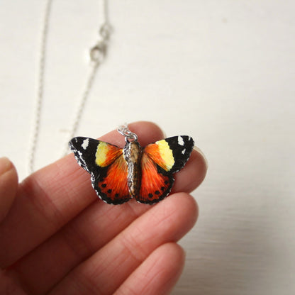 Butterfly Necklace - Yellow Admiral