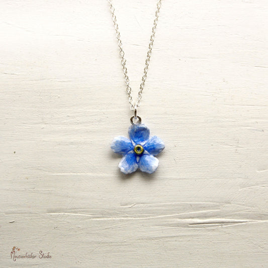 Forget me not necklace