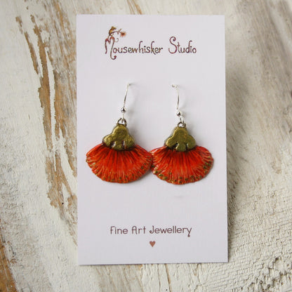 Pohutukawa Flower Earrings
