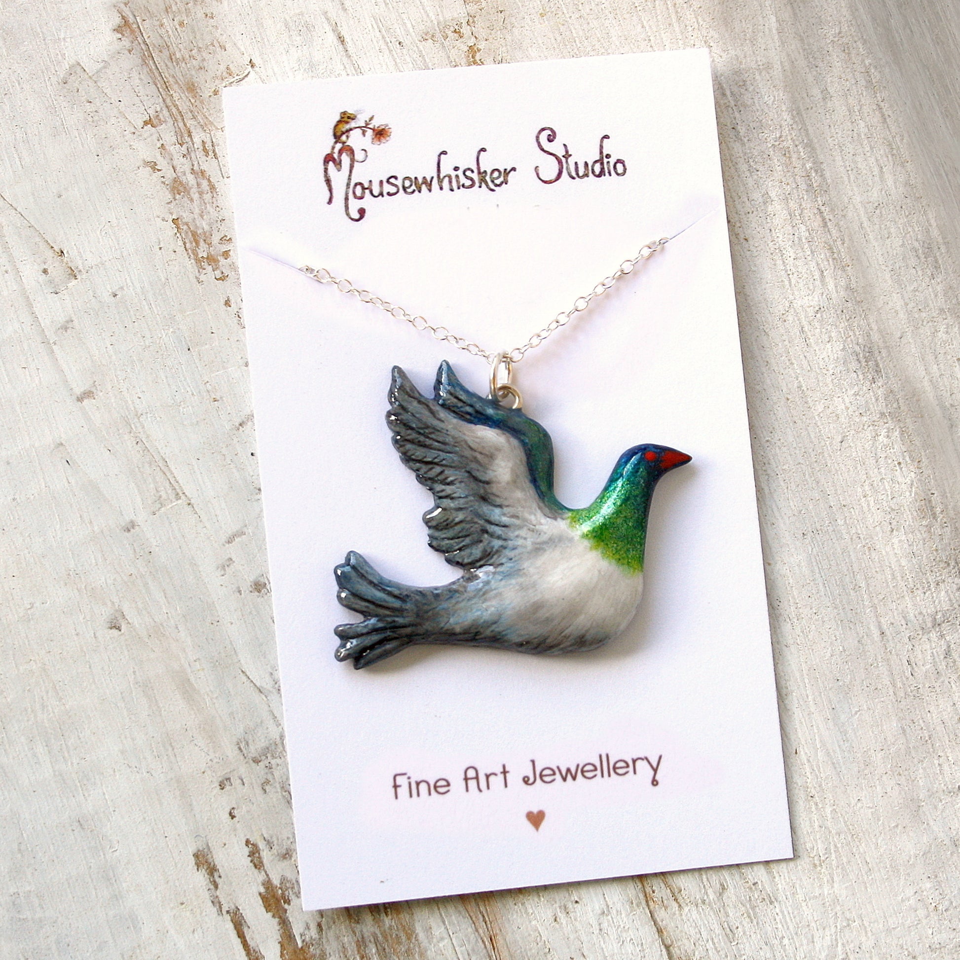 Kereru Necklace - NZ Made Jewellery