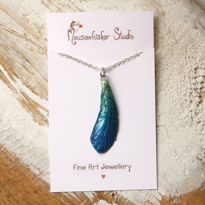 Feather Necklace - NZ Tui Feather Jewellery