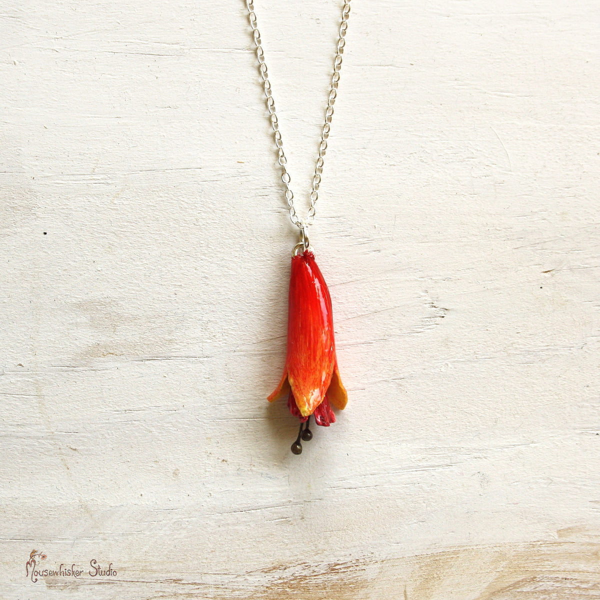 NZ Flax Flower Necklace