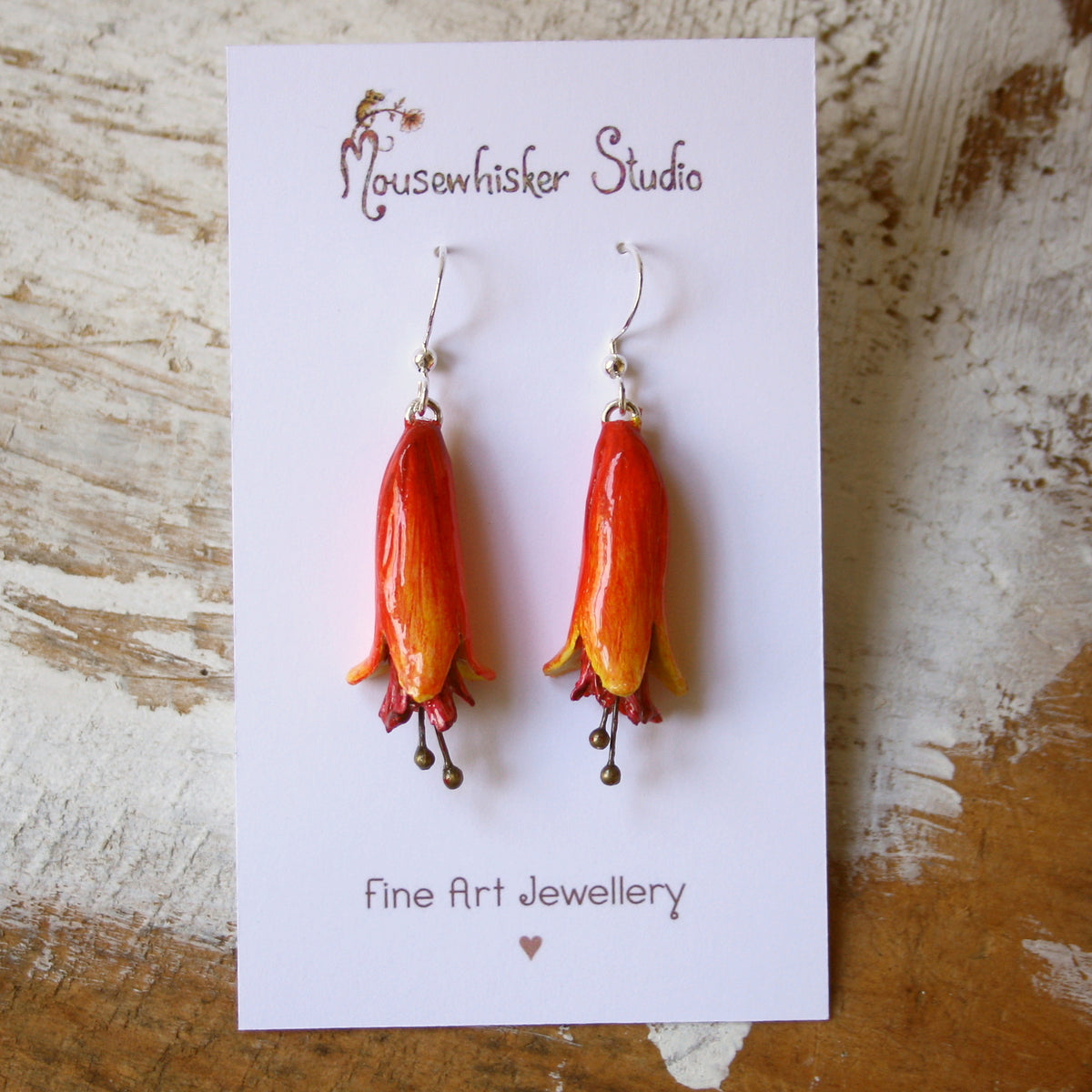 NZ Flax Flower Earrings