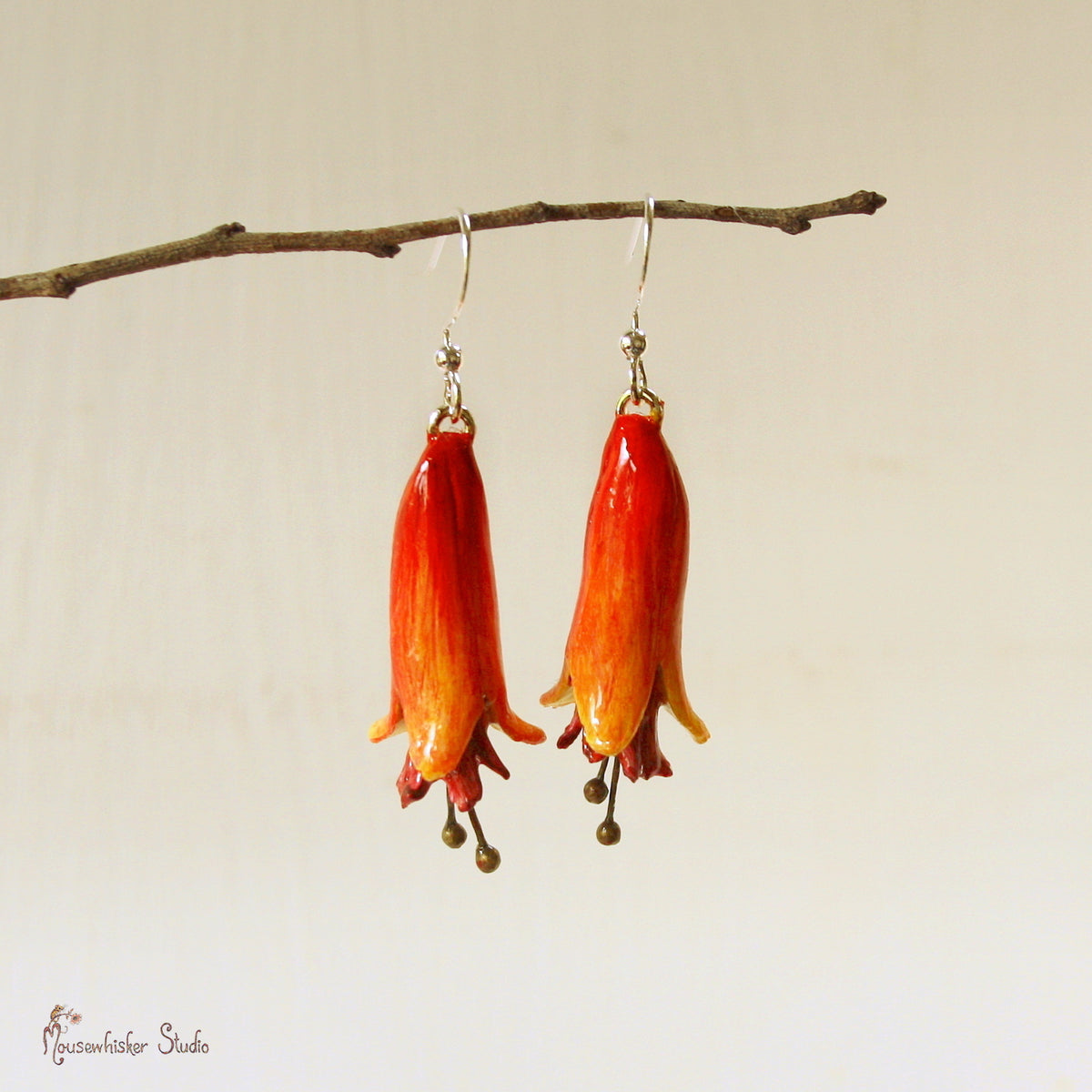 NZ Flax Flower Earrings