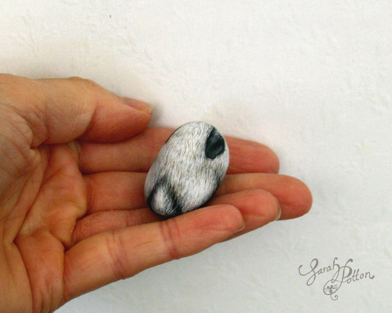 Tiny Bunny Painted Stones
