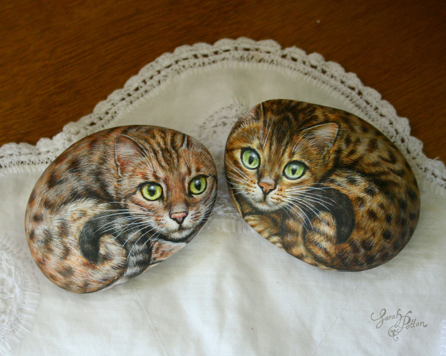 Pet Portrait Painted Rock