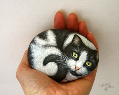 Pet Portrait Painted Rock