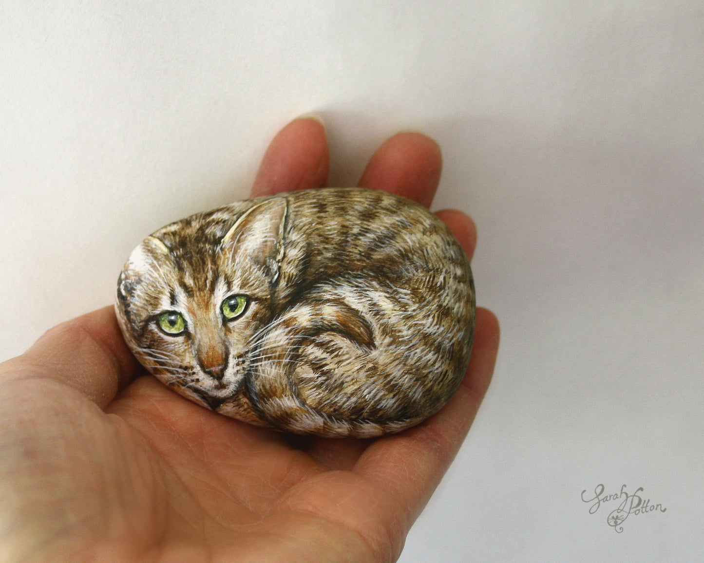 Pet Portrait Painted Rock