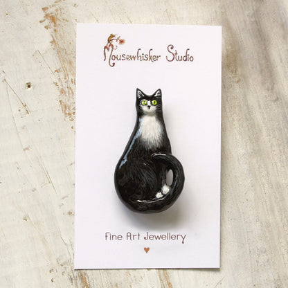 Brooch - Cat Lover Gift - Pet Memorial Jewellery