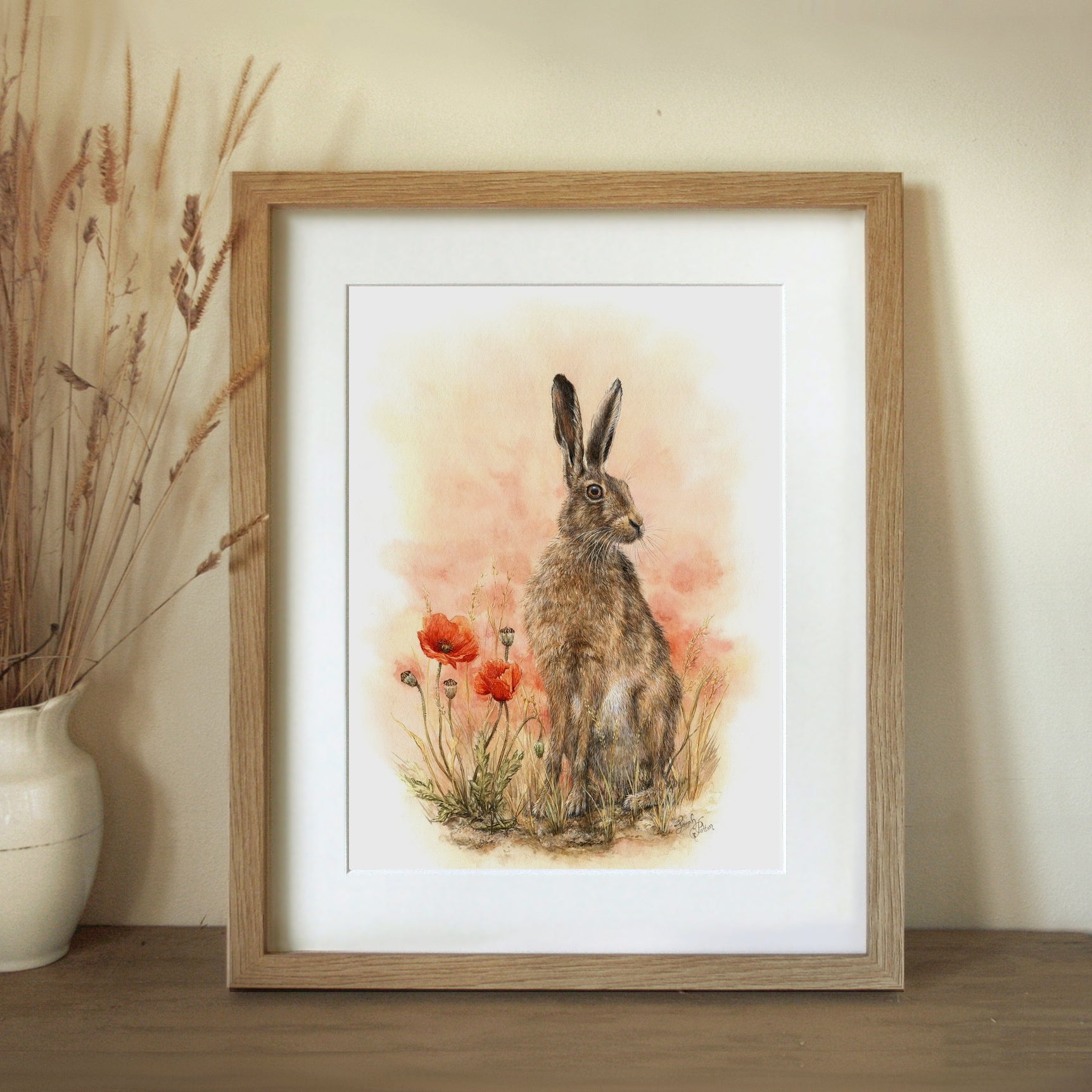Framed Print - NZ Brown Hare 