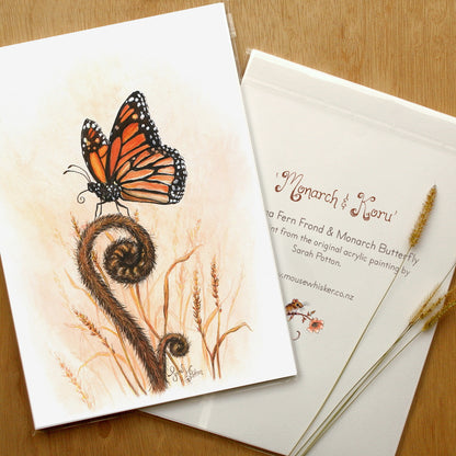 Monarch Butterfly Print - New Zealand Native Art