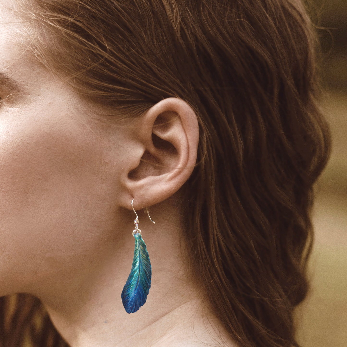 Tui Feather Earrings